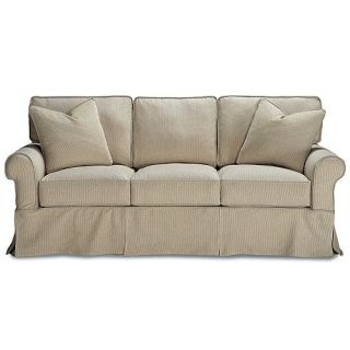 Rowe Furniture Rowe Basics Nantucket Slipcovered Queen Sleeper Sofa