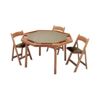 Kestell Furniture 57 Oak Contemporary Folding Poker Table   O 83