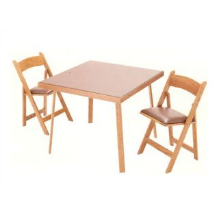 Kestell Furniture 35 Oak Folding Card Table   O 35   X