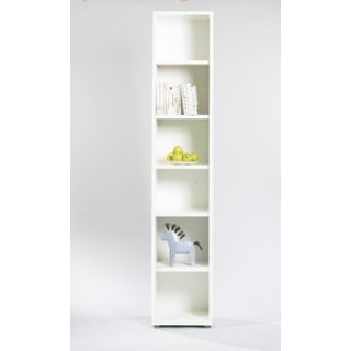 Tvilum Fairfax Tall Narrow Bookcase in White