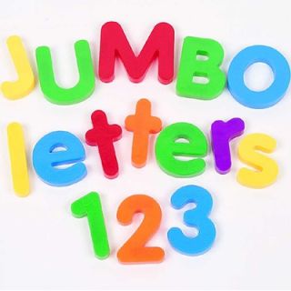 Learning Resources Jumbo Magnetic Letters and Numbers Combo Set