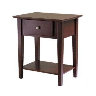 Winsome Nightstands   Wood Night Stand, Square Bedside Table