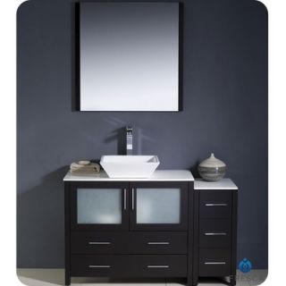Fresca Torino 48 Modern Bathroom Vanity with Side Cabinet and Vessel