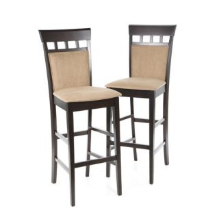 Derby 30 Cushion Back Bar Stool in Cappuccino