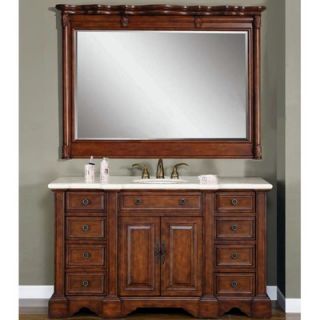  Sabina 58 Single Sink Bathroom Vanity Cabinet   WFH 0199 CM UWC 58