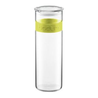 Bodum Presso 64 oz. Glass Storage Jar with Silicone Band in Green