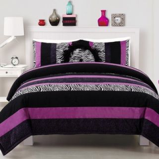 Bed Ink Posh Purple Comforter Collection   Set of CS8041 1500 and