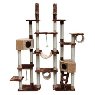 Kitty Mansions 75 92 Rome Cat Tree in Brown
