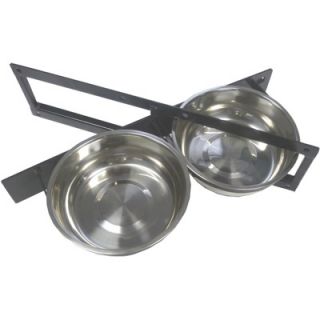 Jewett Cameron Lucky Dog Turn Style 2 Pet Bowl System   CL 71120