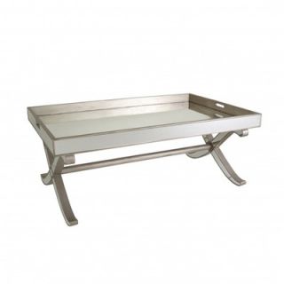 Bethel International Betty Coffee Table with Tray Top