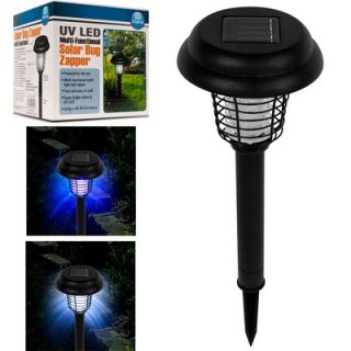 Trademark Global LED and UV Solar Bug Zapper   82 6018