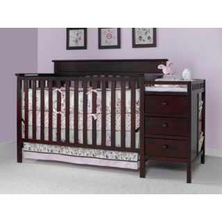 Graco Lauren Crib and Changing Table in Classic Cherry
