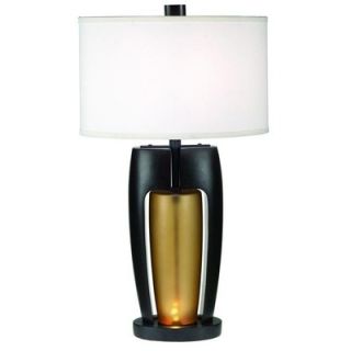  Wood with Illuminated Center Table Lamp in Espresso   87 1100 9E