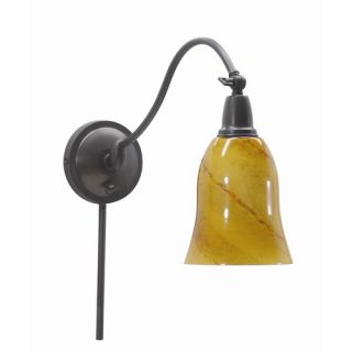  Swing Arm Floor Lamp in Oil Rubbed Bronze with J Shade   PH100 91 J