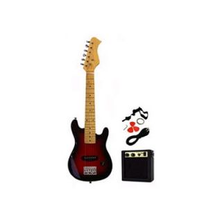 Stedman Pro Kids Electric Guitar in Transparent Red   EG30 5W TRD