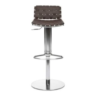 Safavieh Liam Bonded Leather Barstool in Brown   FOX3000A