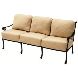  Rattan Turks Bay Rattan Sofa with Cushions   101 1333 PEC S