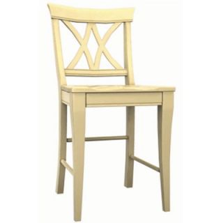Broyhill® Color Cuisine V Back Counter Stool in Canary   5209 301