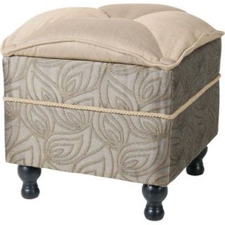 Jennifer Taylor Biltmore Ottoman with Cord and Self Buttons   2365