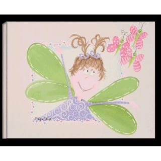 Doodlefish Fairy Alexa Stretched Giclee Canvas   Brunette