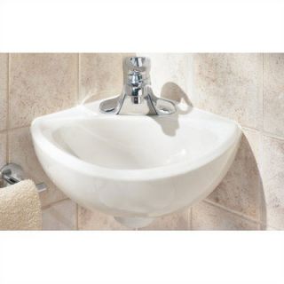 American Standard Corner Minette Wall Mount Sink with 4 Centers