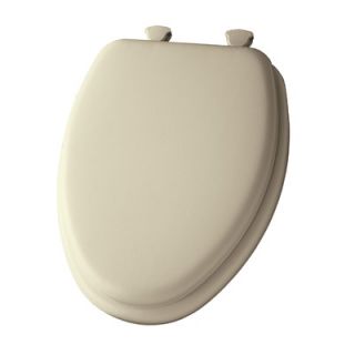 Bemis Elongated Soft Toilet Seat with Easy Clean and Change Hinges