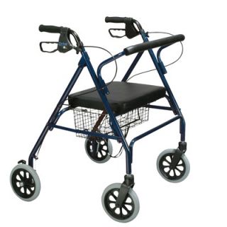 Drive Medical Heavy Duty Bariatric Rollator Walker with Large Padded