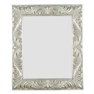 Kenroy Home Antoinette Rectangular Wall Mirror in Antique Silver