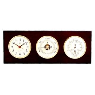 Bey Berk Clock, Barometer, Thermometer and Hygrometer   WS114