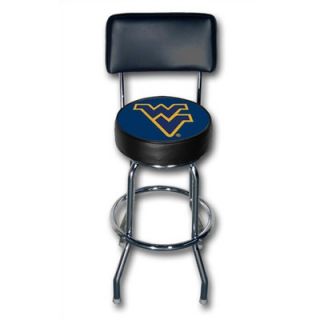 Sports Fan Products NCAA   Chrome Swivel Barstool With Backrest