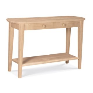International Concepts Unfinished Philips Console Table