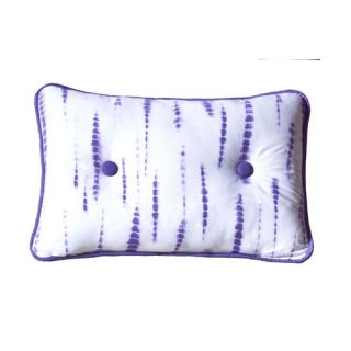 Tie Dye Oblong Pillow in Purple