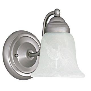 Capital Lighting One Light Wall Sconce in Matte Nickel   1361MN 117