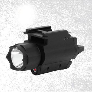 NcSTAR Tactical Red Laser Sight and LED Flashlight with Weaver Quick