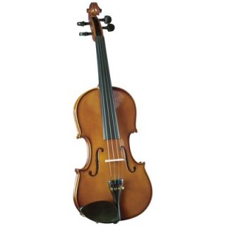Saga Cremona Novice 1/16 Size Violin Outfit in Opaque Warm Brown