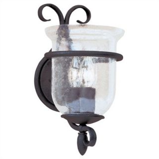 Sea Gull Lighting Manor House Wall Sconce in Weathered Iron   4000