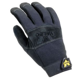 Valeo Inc Black Mechanics Lighweight Full Finger Mechaincs Gloves With