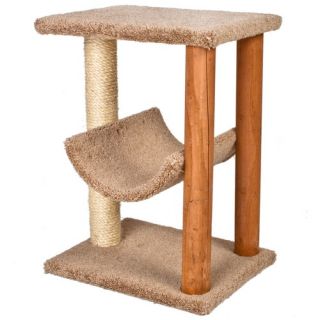 Midwest Homes For Pets Catitude Carnival Style Cat Condo in Black
