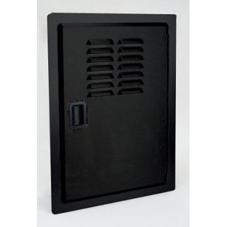 Fire Magic Legacy Single Access Black Powder Door with Louvers