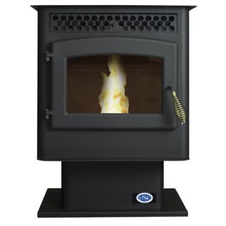 US Stove King Pellet Burner with Ignitor, 140 lbs Hopper