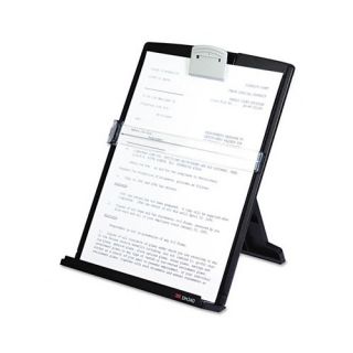  Freestanding Desktop Copyholder, Plastic, 150 Sheet Capacity, Black