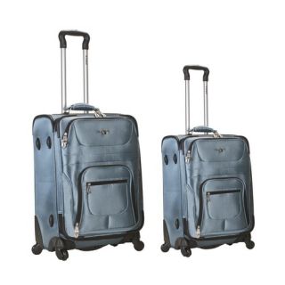 Rockland 2 Piece Spinner Carry On Luggage Set