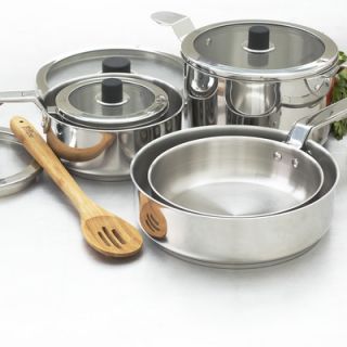 Natural Home Eazistore Stainless Steel 10 Piece Cookware Set