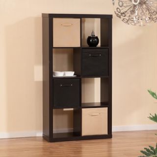 Hokku Designs Celio Three Tier Bookcase / Display Cabinet in Black