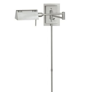 Swing Arm Adjustable Wall Lamp in Satin Chrome   DLHA654W SC