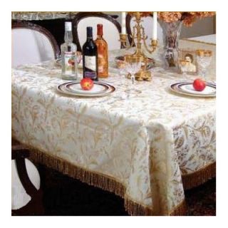 Violet Linen Luxury Damask Design 60 X 160 Tablecloth   Luxury
