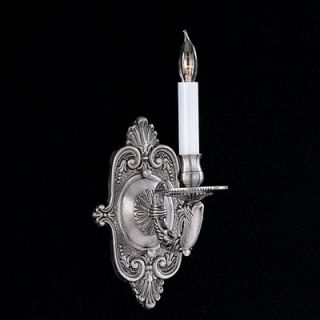 Crystorama Traditional Wall Sconce Candle Wall Sconce in Antique