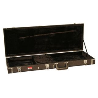 Gator Cases Deluxe Wood Electric Guitar Case in Black   GW ELECTRIC