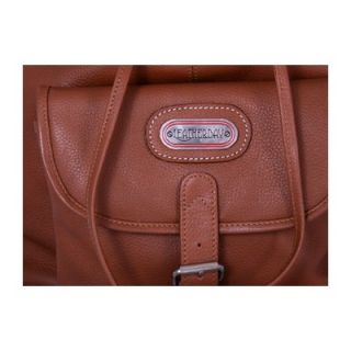 Leatherbay Leather Backpack with Single Pocket in Tan