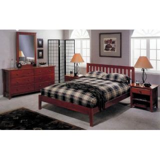 Alpine Furniture Portola Slat Bed   PB 01 FLC